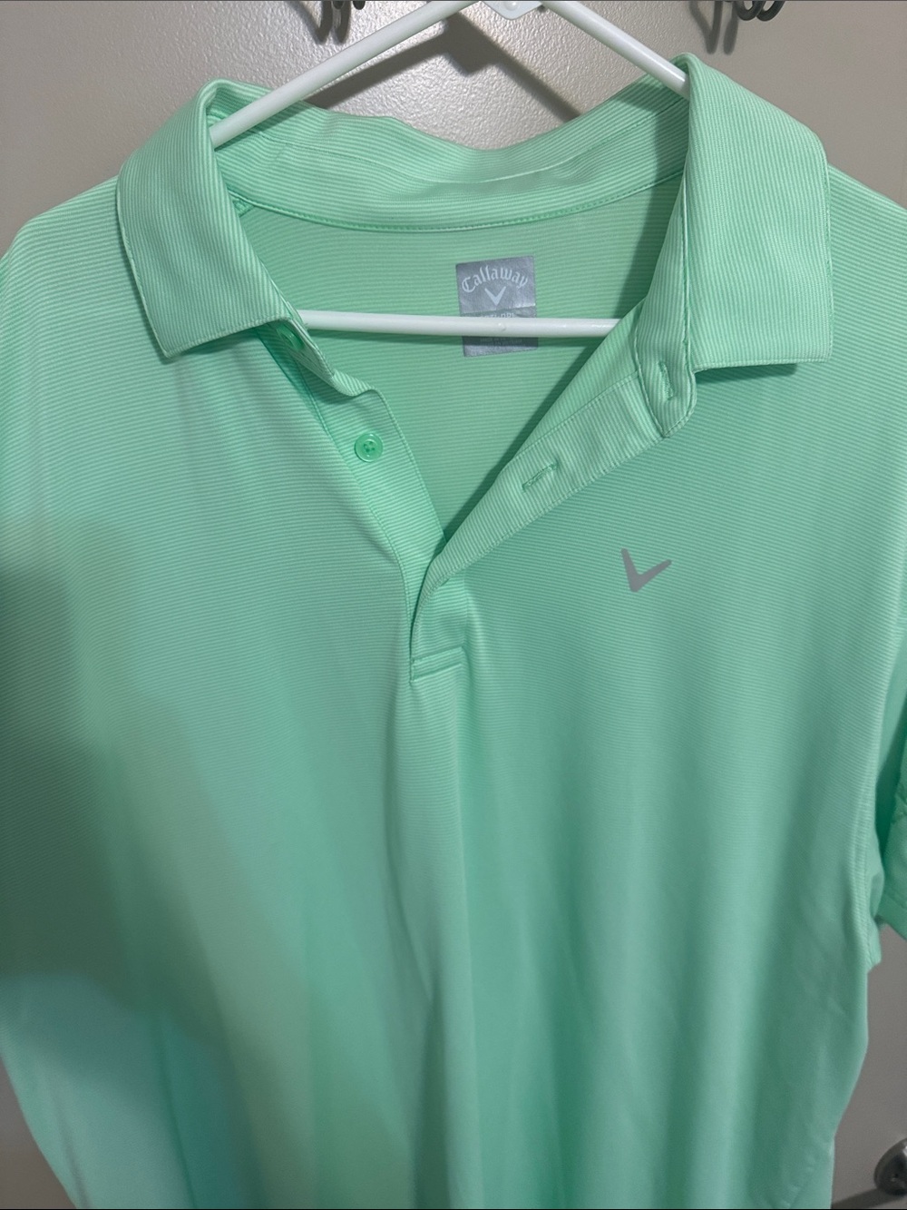 Callaway Mint Green Men's Performance Golf Polo